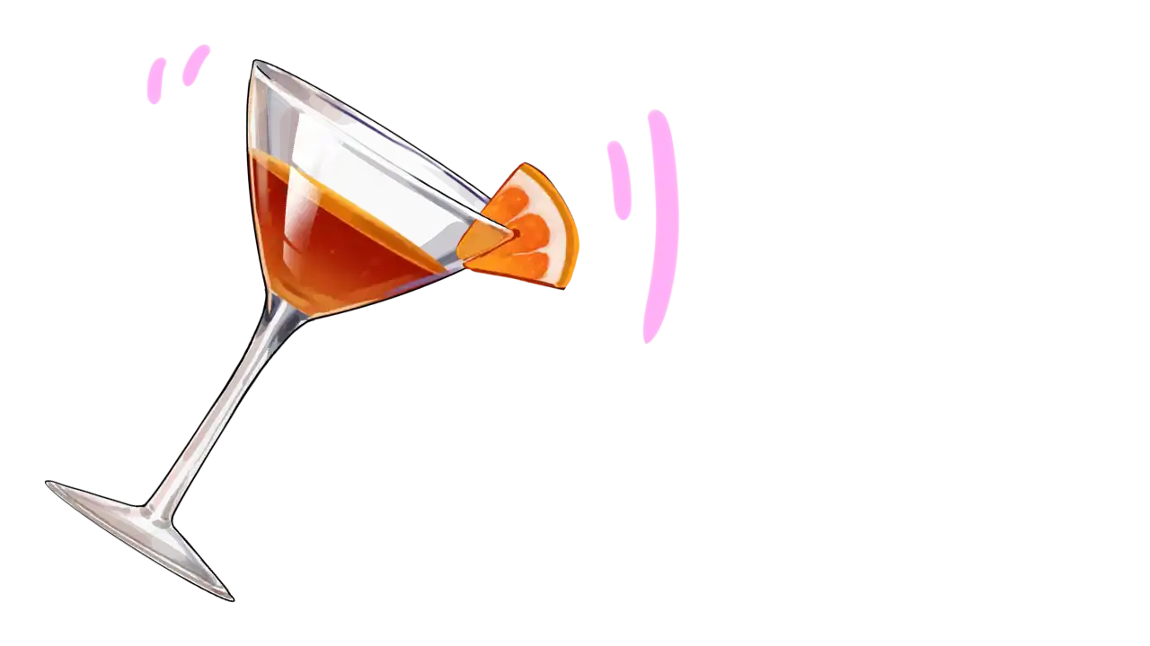 A (Physically) Shakable Live2D Wine Glass